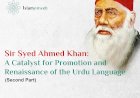 Sir Syed Ahmed Khan: A Catalyst for Promotion and Renaissance of the Urdu Language