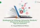 Strategies to Enhance University Students' Classroom Performance:  Tips of Lecturers