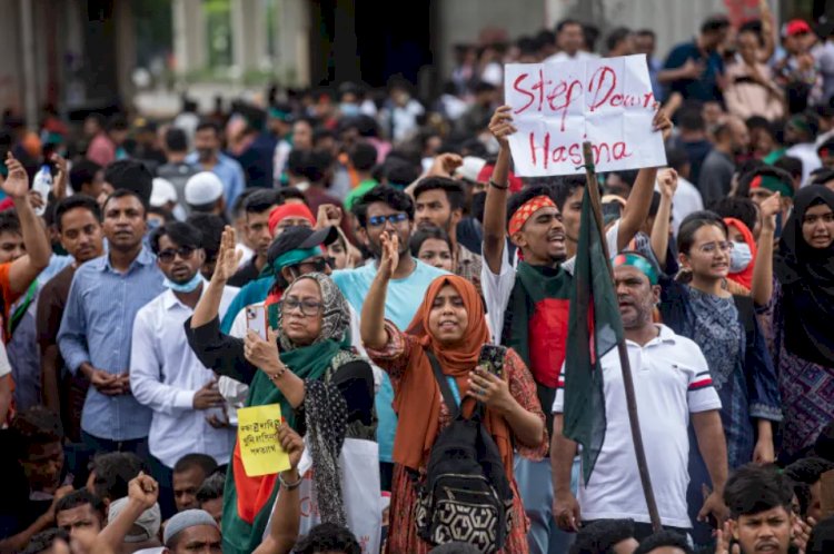 Shadows Over Dhaka: Students' Uprising, Nation's Flight, and Muslim-Hindu Solidarity